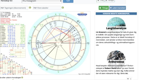 Print din horoskopguide Horoskopguide til print